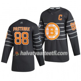 Miesten NHL Boston Bruins Pelipaita David Pastrnak 88 Harmaa 2020 NHL All-Star Adidas Authentic